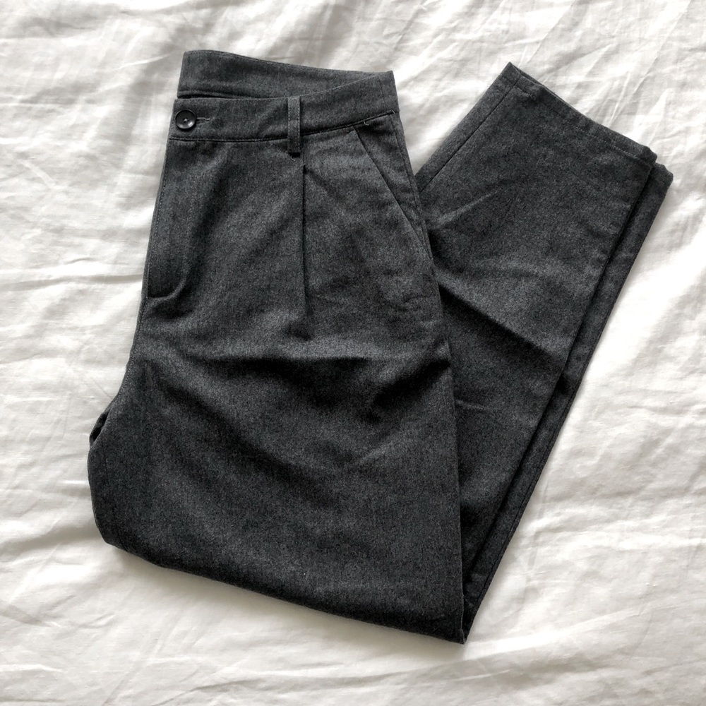 A Kind of Guise Pleated Wide Trousers